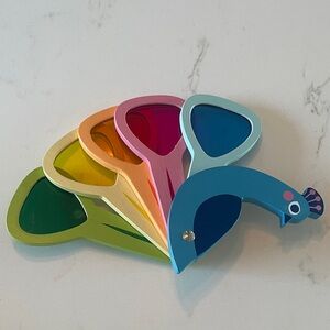 Tender Leaf Toys Peacock Colors Wooden Toy 18 Months